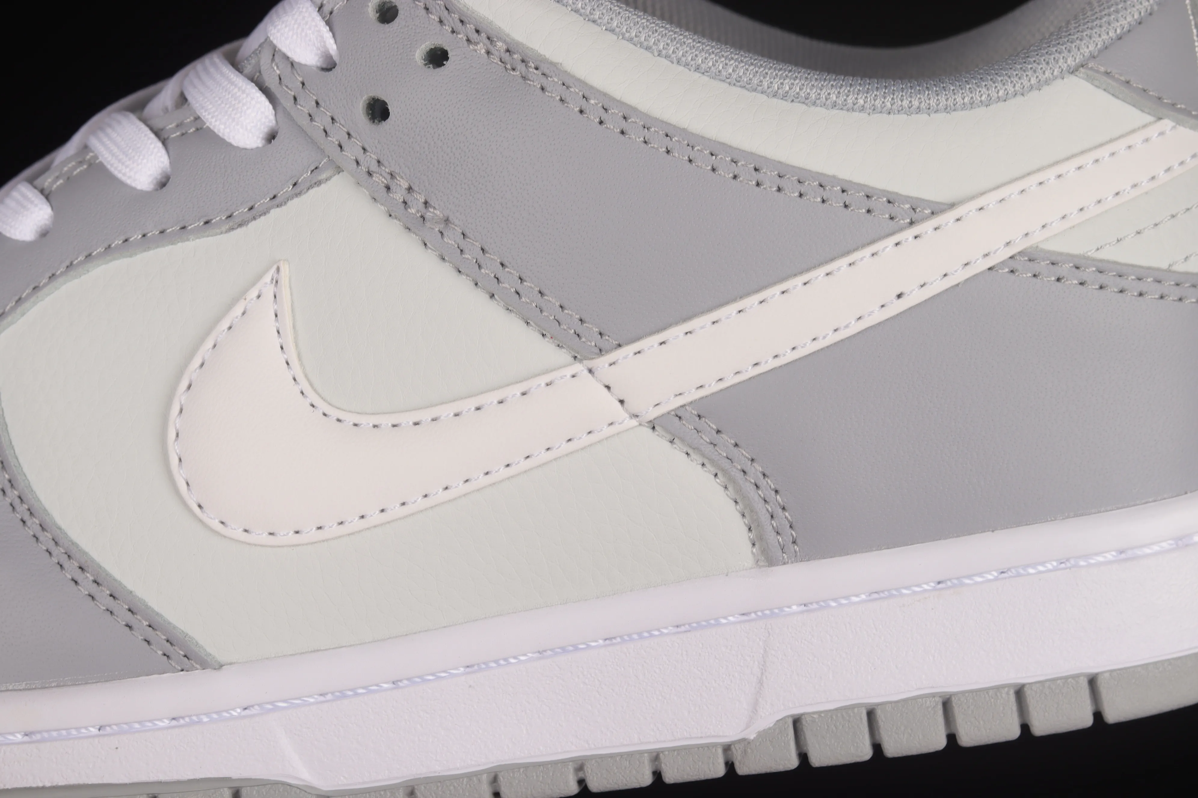 All categories Nk SB Dunk series Nk SB Dunk Low low-top sneakers J version Nk Dunk Low Retro "Grey White" cool gray color SB smashed backboard fashion casual sneakers DJ6188-001